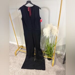 SPANX Black Sleeveless Jumpsuit